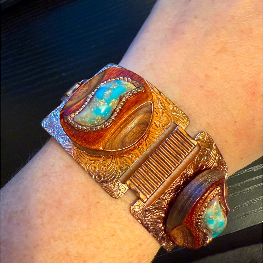 Selro Selini Vintage Mid-Century Copper Bracelet